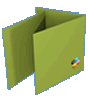 Einladungskarte, gefalzt auf Quadrat 12,0 cm x 12,0 cm, 8-seiter (Doppelparallelfalz)